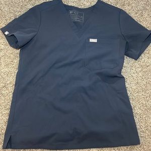 FIGS Catarina scrub top dark harbor XS